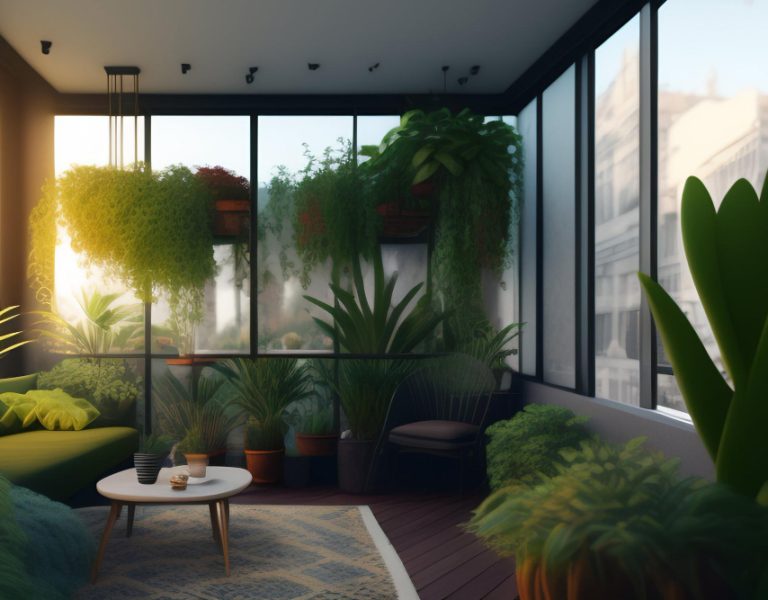 living-room-with-plants-wall-couch-with-green-couch-coffee-table-with-coffee-table-front-it